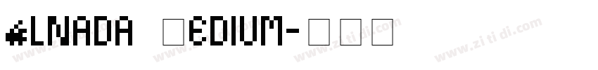 Alnada Medium字体转换